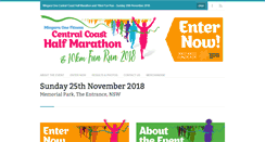 Desktop Screenshot of centralcoasthalfmarathon.com